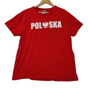 Malfini T-Shirt Polska Facon Bird Crest Red Poland #7 Oliver Size M